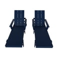 thumbnail image 2 of WestinTrends Shoreside Poly Reclining Chaise Lounge for Outdoor, Patio, Garden (Set of 2pcs),Navy Blue, 2 of 10