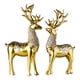 thumbnail image 1 of Estatuilla Escultura Zulema Lucky Animal Deer Decoración Oro, 1 of 8