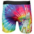 thumbnail image 5 of Rick  and  Morty Tie-Dye Burst Aero Boxer Briefs Underwear  and  Crew Sock Set-XLarge (40-42), 5 of 5
