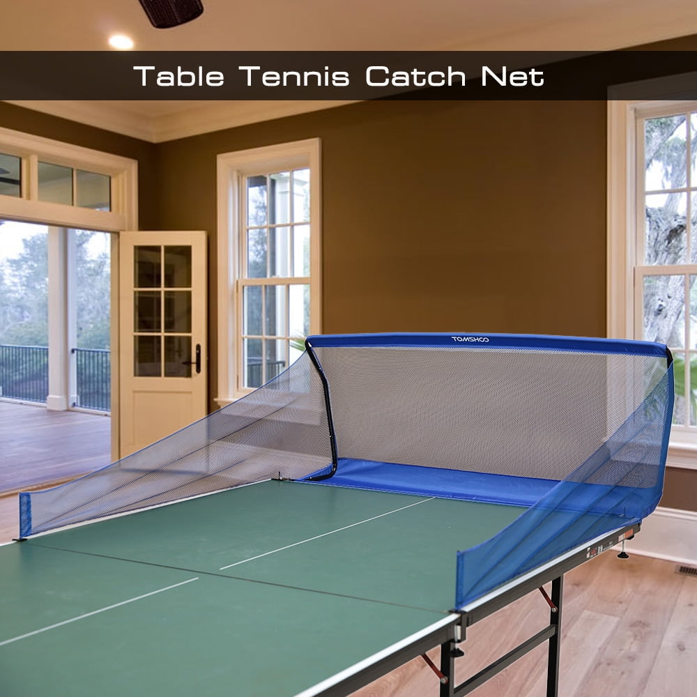 TOMSHOO Table Tennis Catch Net Ping Pong Ball Training Catch Net