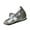 #0353-Silver, variant on Xucatan Women's Leather Soft Sole Strap Mary Jane Shoes Ballet Shoes, Comfortable Dress Shoes Cute Closed Toe Slip-On Lightweight Breathable Walking Shoes Gift