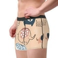thumbnail image 4 of Junzan Cute Ink Drawn Elephants Mens Underwear Boxer Briefs For Men’s - X-Large, 4 of 9