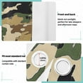 thumbnail image 4 of Blackout Curtains Window Curtain for Bedroom Living Room 1 Panel 82"x52" Green Brown Camouflage, 4 of 8