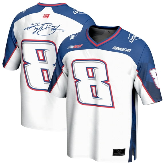 Youth ProSphere  White Kyle Busch Football Fashion Jersey