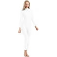 thumbnail image 6 of Adult High Neck Zip Unitard Full Body Leotard Bodycon Jumpsuit for Women, 6 of 14