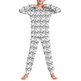 thumbnail image 5 of BLVB Little Boys Girls 2 Piece Outfits Long Sleeve Heart Print Top and Jogger Set Valentine's Day Outfits Kids Clothing Set, 5 of 7