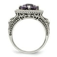 thumbnail image 2 of Auriga 925 Sterling Silver and Gold Pink Quartz Engagement Ring Size 7 for Women, 2 of 6