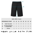 thumbnail image 5 of Xmgelp Men's Flat Front Golf Short with Hidden Expandable Waist Short Regular and Big & Tall Sizes （Black,30）, 5 of 5