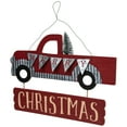 thumbnail image 4 of Northlight Merry Christmas Truck Hanging Wall Sign - 15.75", 4 of 6