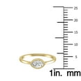 thumbnail image 5 of SZUL Women's Lab Grown 1/2 Carat Marquise Bezel Solitaire Diamond Ring in 14K Yellow Gold, 5 of 7