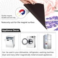 thumbnail image 3 of Coolnut Lavender Flower Pattern Dishwasher Magnet Cover for The Front Door,Reusable Refrigerator Door Decor Magnet Sticker for Kitchen Home Decor 23" x 26", 3 of 6