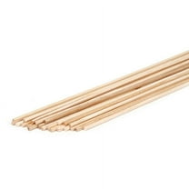 Wood Dowel Rods 1.25In X 12In