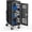 Black, variant on Metateel Fully Assembled 18 Bay Laptop Charging Cart on Wheels, Heavy Duty Laptop Storage Cart for iPad Chromebook Tablet Up to 14-inch Screen with Key Lock, Charger & Cable Organization (Grey)