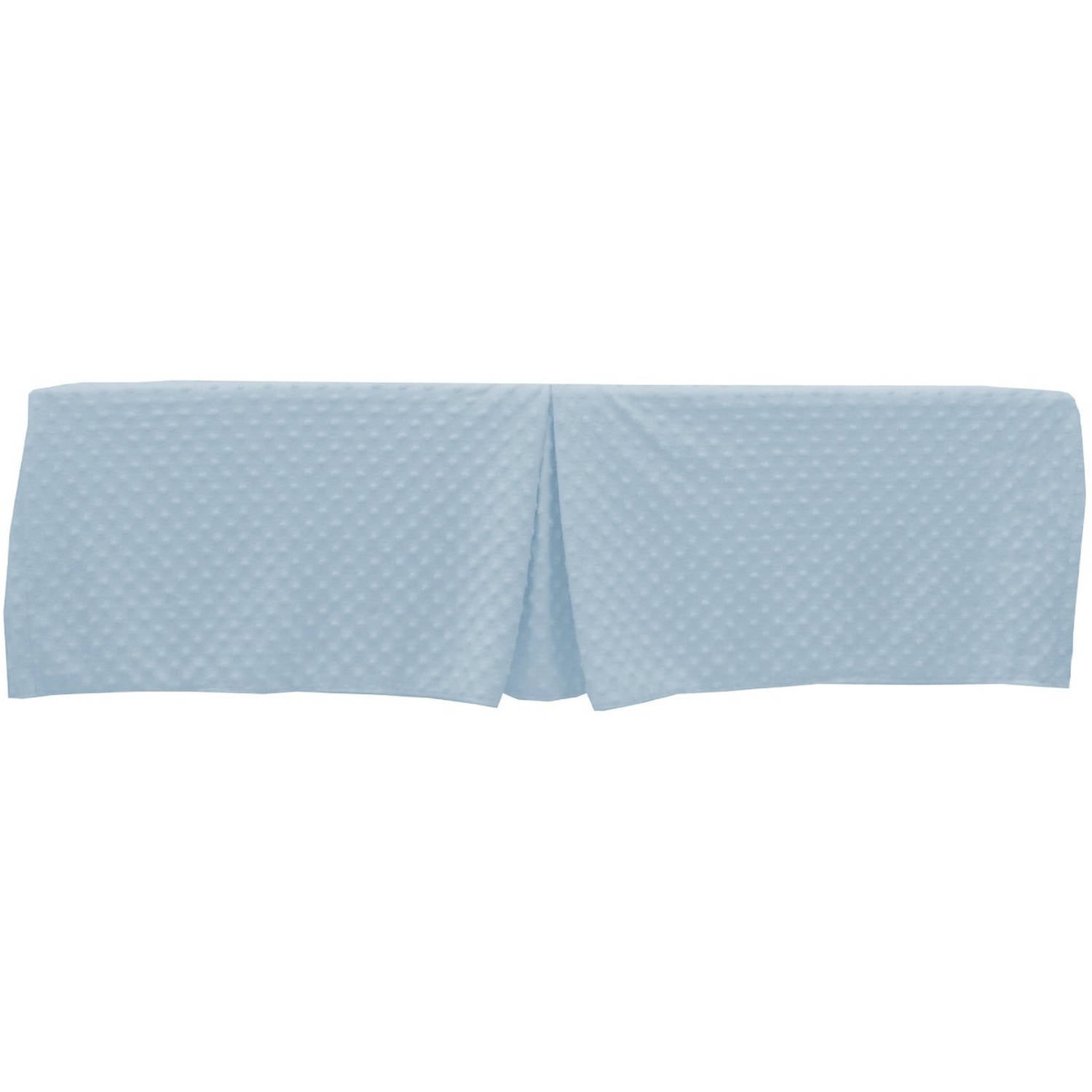 for Boys and Girls Blue American Baby Company Heavenly Soft Minky Dot Tailored Crib Skirt