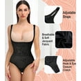 thumbnail image 3 of QRIC Women Tummy Control Shapewear Bodysuit Full Body Slimmer Butt Lifter Body Shaper Thong Open Bust Fajas, 3 of 6
