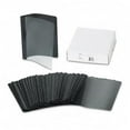 thumbnail image 1 of Coated Paper Report Cover  Tang Clip  Letter  1/2   Capacity  Clear/Black  25/Box, 1 of 1