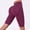 Burgundy, variant on Women's Seamless High Waisted Biker Shorts, Tummy Control Compression Yoga Workout Shorts, Butt Lifting Contour Athletic Gym Running Shorts