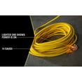 thumbnail image 4 of Yellow Jacket 2887 14/3 Heavy-Duty 15-Amp Premium SJTW Contractor Extension Cord with Lighted End, 50-Feet, 4 of 6