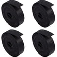 thumbnail image 1 of Bridas reutilizables de nailon de 3/5 pulgadas y 26,24 pies, con cierre de velcro, color negro (4 rollos de 6,56 pies), 1 of 6