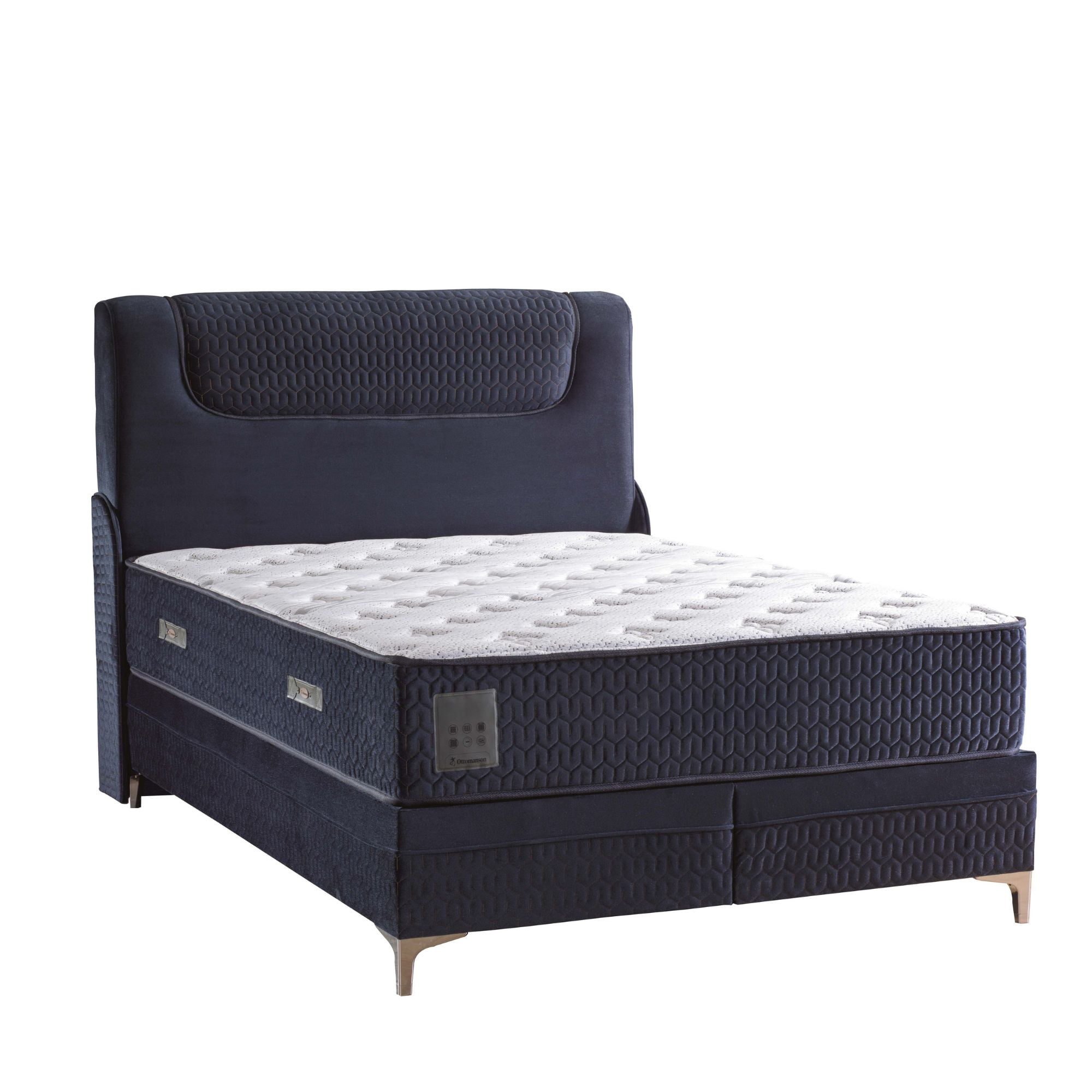 Ottomanson Twin 12" Firm Hybrid Mattress, Pocket Coils & CertiPUR-US, Fiberglass-Free, Bed in a Box
