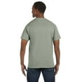 thumbnail image 2 of Hanes Men's 3 Pack Authentic 6 Oz Cotton Crewneck Stonewash Green T-Shirt, Size L, 2 of 3
