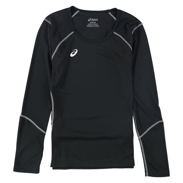 ASICS T-Shirt de Base de Volley-Ball pour Filles JR, Noir, Grands Enfants (8-20), m