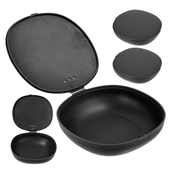unbranded 4Ud Portacopa Menstrual De Plástico Negro Compacto Con Protección Duradera Y Uso