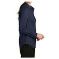 thumbnail image 3 of Yellow Rooster Women's Long Sleeve SuperPro Twill Shirt True Navy M, 3 of 6