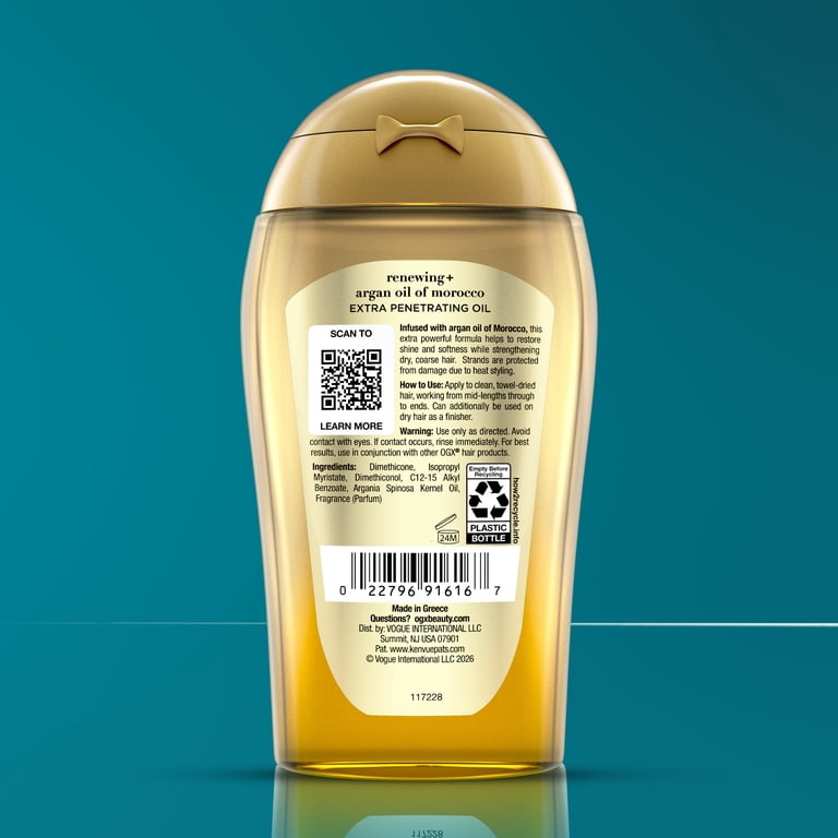 OGX Extra Strength Argan Oil of Morocco Hair Oil, 3.3 oz photo 6