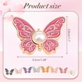 thumbnail image 2 of Topboutique 8 Set Pant Waist Tightener Butterfly Waist Cinching Button Detachable Waistband Buttons Adjustable Waist Buckle Extender Set Pants Clips Pants Tighteners No Sewing for Jeans,Pants,Skirts, 2 of 8