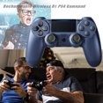 thumbnail image 3 of Controlador Inalámbrico Likrtyny 600mAh Panel Táctil Compatible Con PS4 Azul Medianoche, 3 of 9