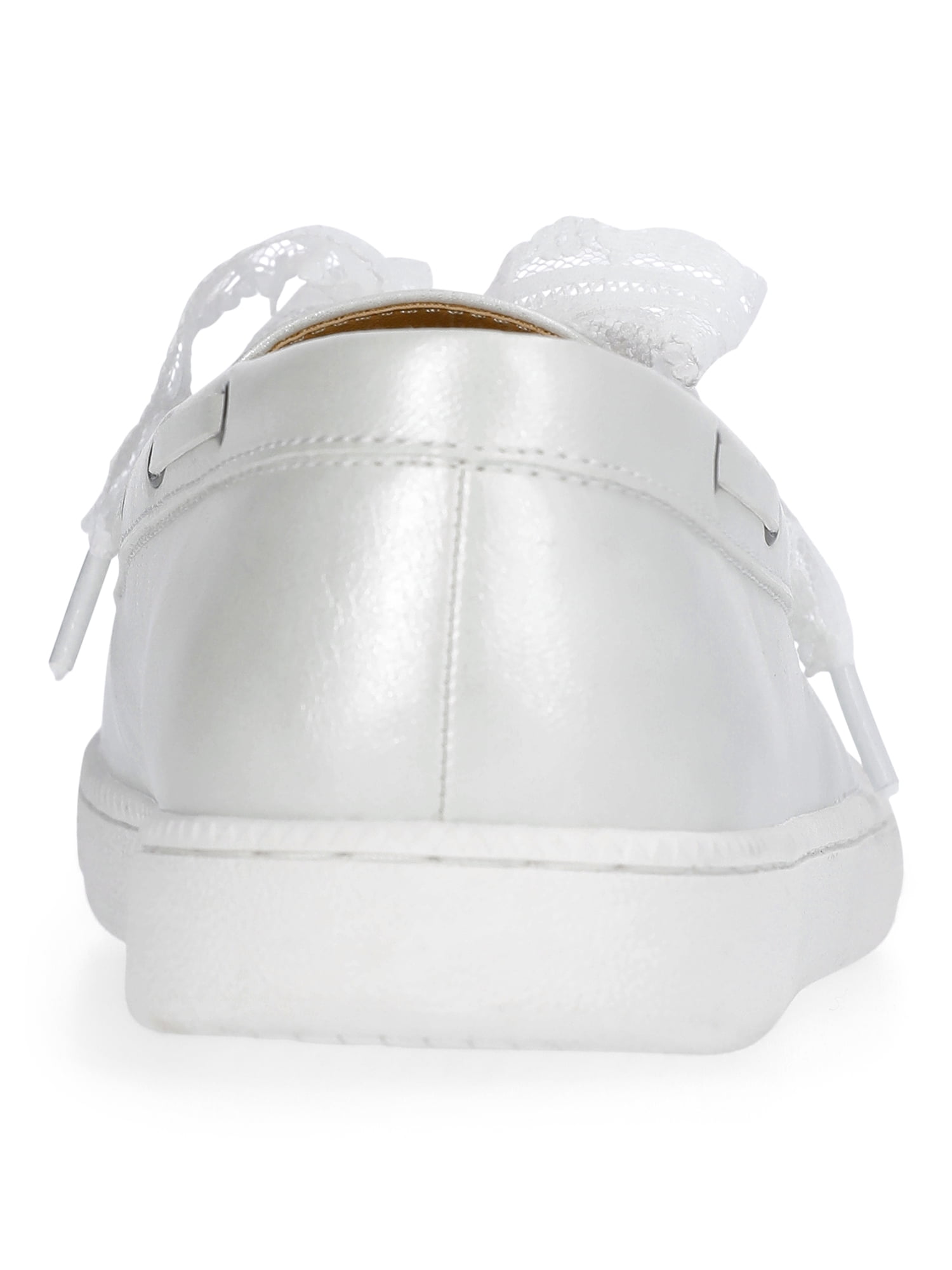 Weekend Academy Girls Lace Charm Boat Shoes