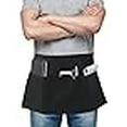 thumbnail image 3 of Utopia Wear 12 Pack Server Apron with 3 Pockets, Waist Apron for Waiter Waitress, 12 Inches, Black, 3 of 4