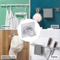 thumbnail image 3 of 8pcs Self Adhesive Curtain Rod Bracket, Drapery Hook Holders, 3 of 4