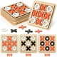 thumbnail image 1 of Juego de madera Tic Tac Toe, minijuego de mesa, Meooeck, Xo Chess, 1 of 6