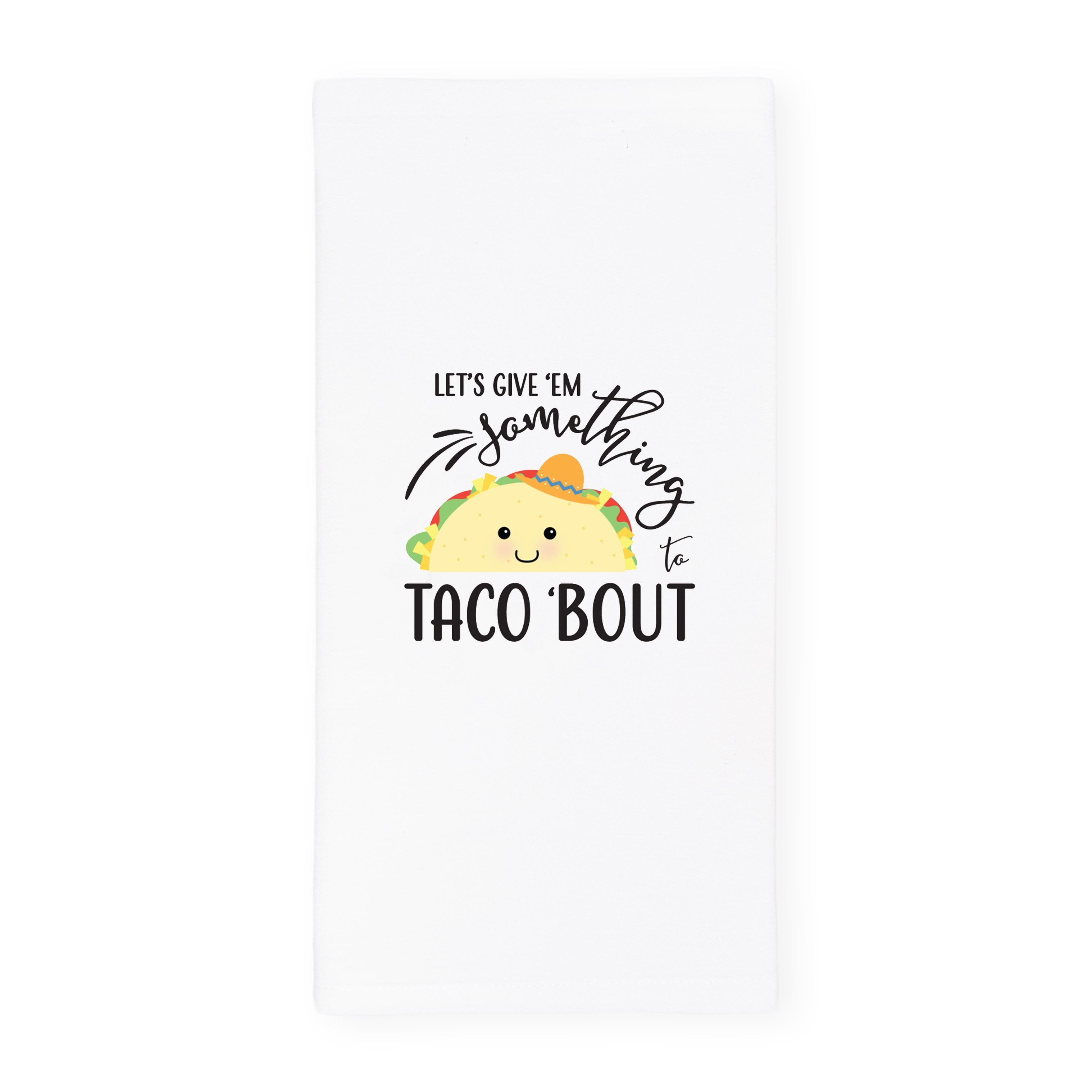 Taco themed kitchen towels