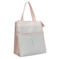 thumbnail image 4 of (2 pack) Mainstays Reusable Polyester Adult Lunch Bag, Pink, 4 of 11