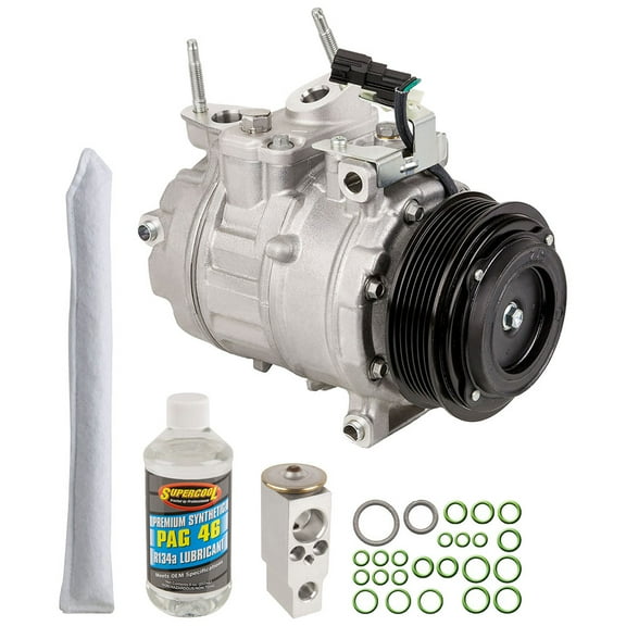 For Ford Edge 2013 2014 AC Compressor w/ A/C Repair Kit - BuyAutoParts