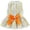 Yellow, variant on HQREA Striped Dog Dress Puppy Princess Dresses with Bowknot Sleeveless Girl Dog Clothes for Summer Pet Birthday Holiday Outfits