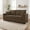 Brown Linen Fabric, variant on LLappuil 69" Loveseat Sofa, Upholstered Couch with 2 Throw Pillows for Living Room, Linen Dark Gray