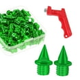 thumbnail image 1 of Spikes de reemplazo de spikes de zapatos de pista de 60pcs para zapatos de pista para correr corto Verde, 1 of 8