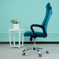thumbnail image 3 of universales para sillas de oficina, de asiento extraíbles y lavables, para sillas de ordenador para silla de ordenador, funda de Azul Sunnimix  Funda de asiento de oficina, 3 of 8