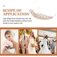 thumbnail image 4 of Bridal Crown Baroque Rhinestone Crown Party Crown Women Crown Headpiece for Wedding, 4 of 9