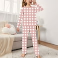thumbnail image 2 of BLVB Big Girls Cute Pajama Sets Long Sleeve Tops and Pant Teens Sleepwear 2 Piece Pjs Clothes 2-14Years, 2 of 3