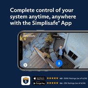 SimpliSafe 7-piece Home Security System - Optional 24/7 Professional Monitoring - No Contract
