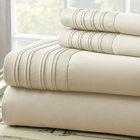 Amrapur Overseas Inc. Fine Linens 1000 Thread Count 4 Piece Sheet (Best Linen Warehouse Inc)