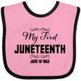 thumbnail image 3 of Inktastic My First Juneteenth June 19, 1865 Boys or Girls Baby Bib, 3 of 4