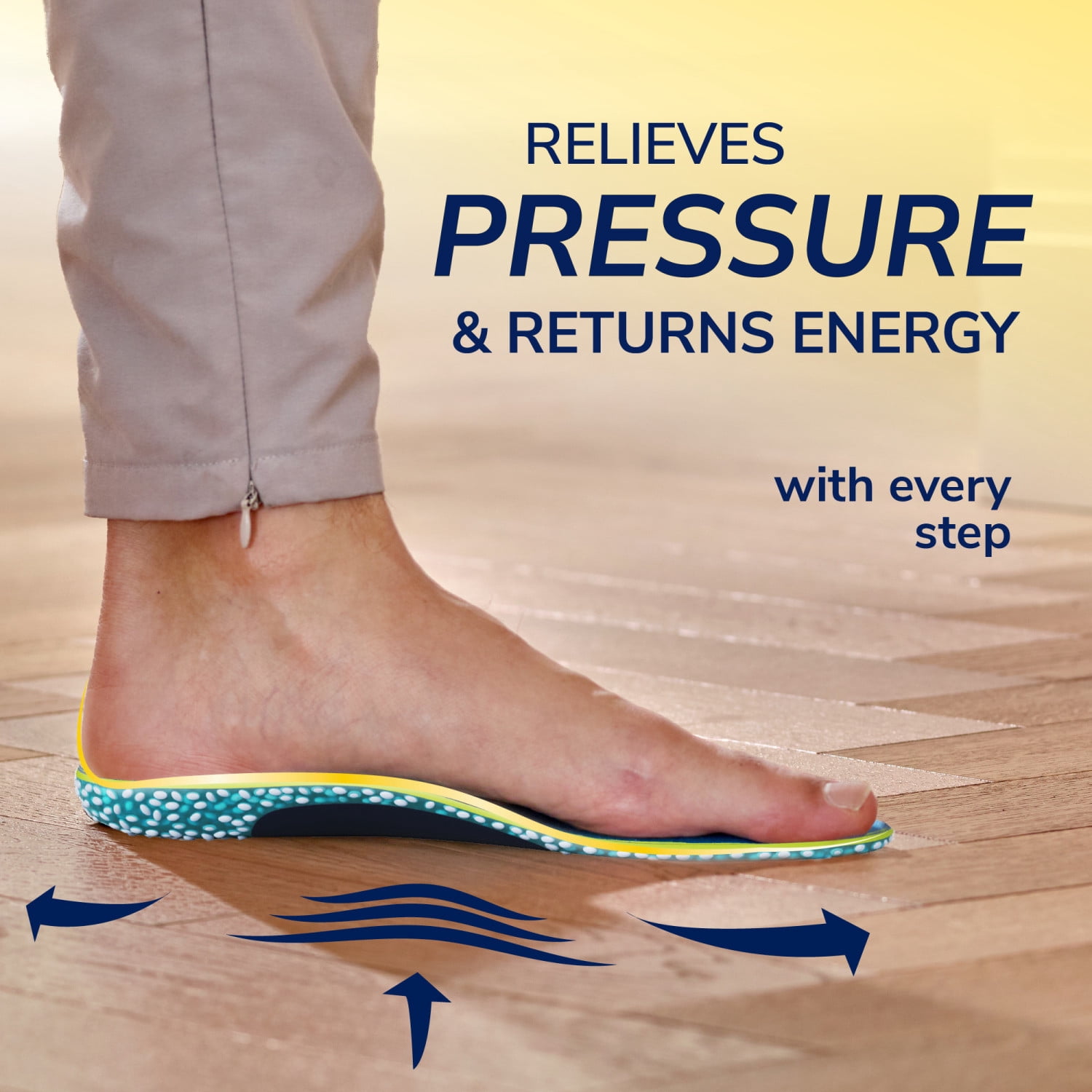 (2 pack) Dr. Scholl's 24-Hour Energy Multipurpose Insoles for Men, Size 8-14