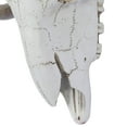 thumbnail image 5 of DecMode White Polystone Skull Sheep Wall Decor, 5 of 10