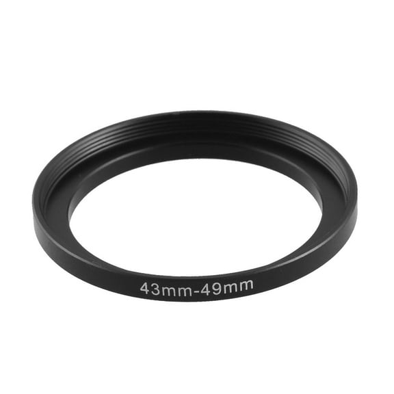 43mm to 49mm Step-Up Filter Ring Adapter for Camera Lens